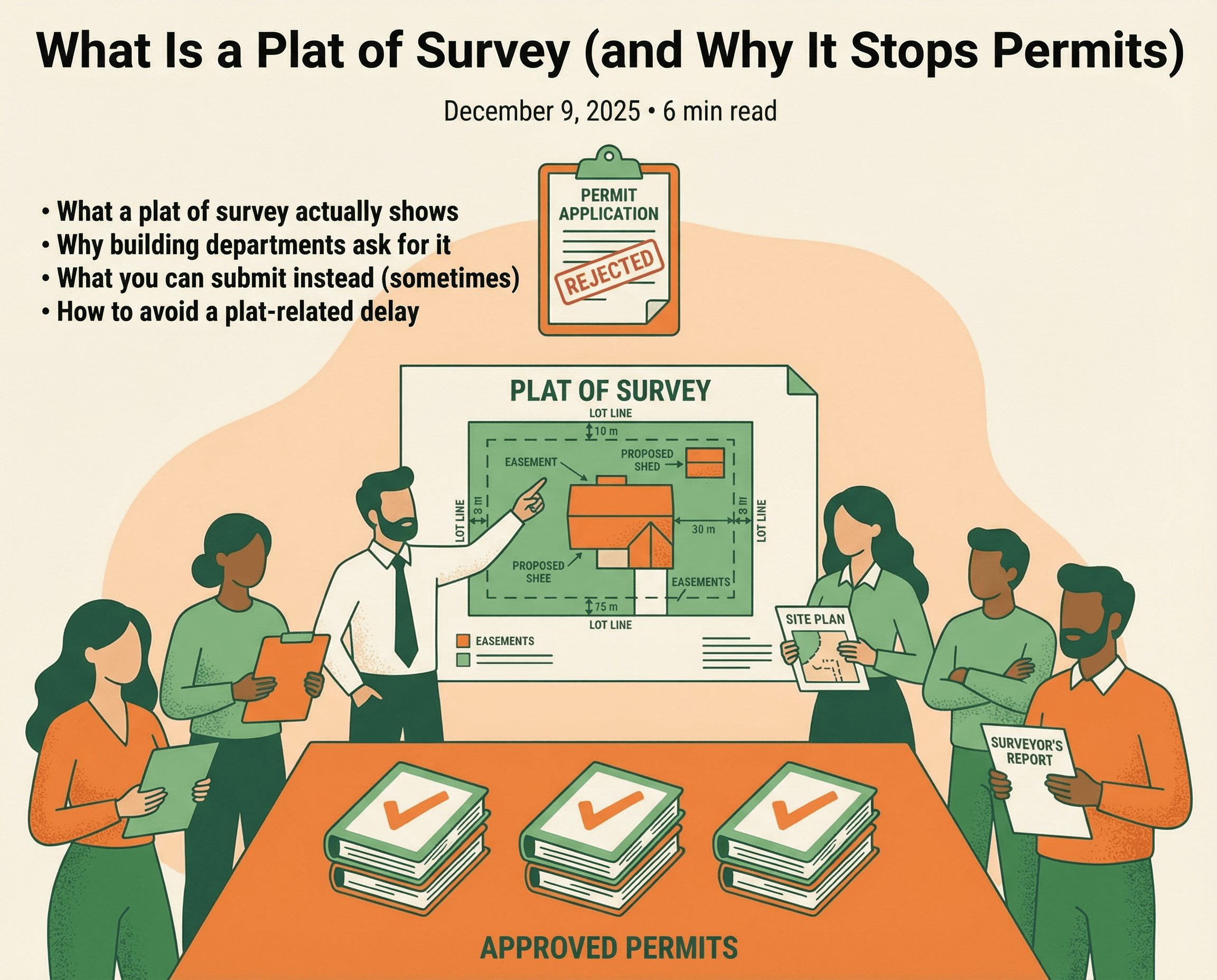 What Is a Plat of Survey (and Why It Stops Permits)