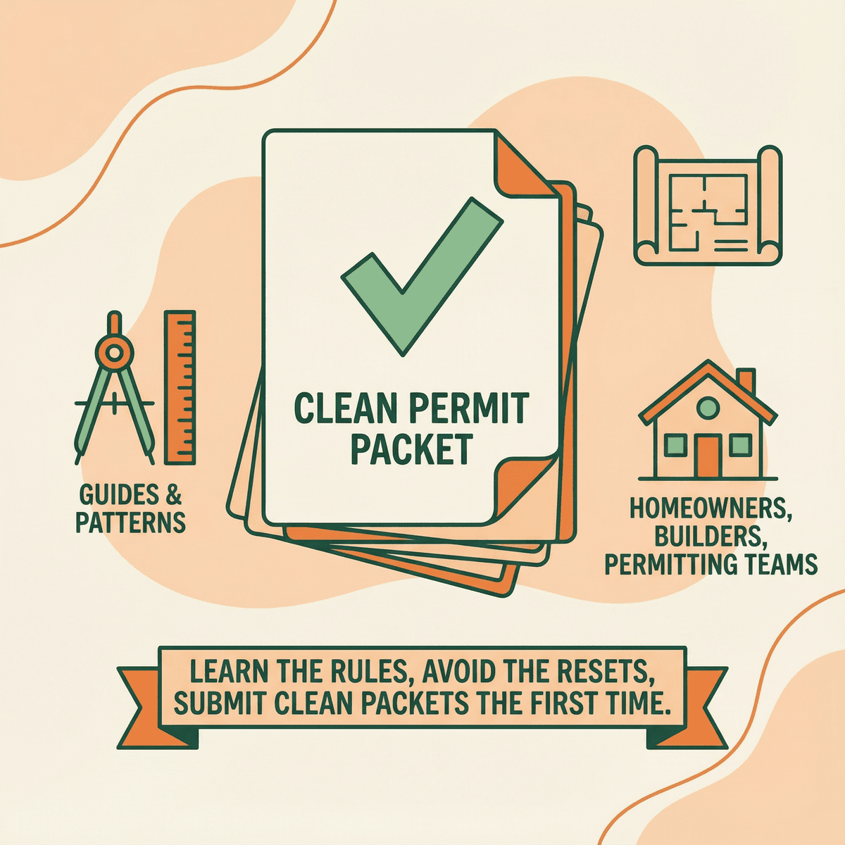 Guides and patterns illustration