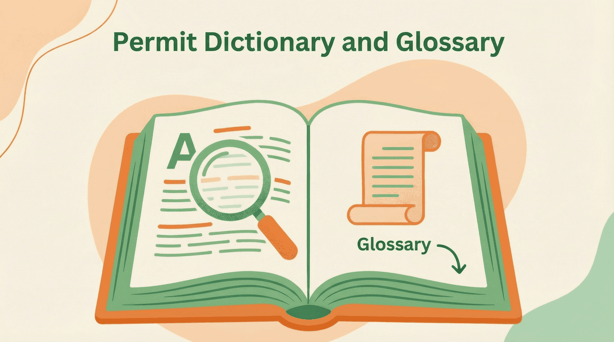 Permit glossary